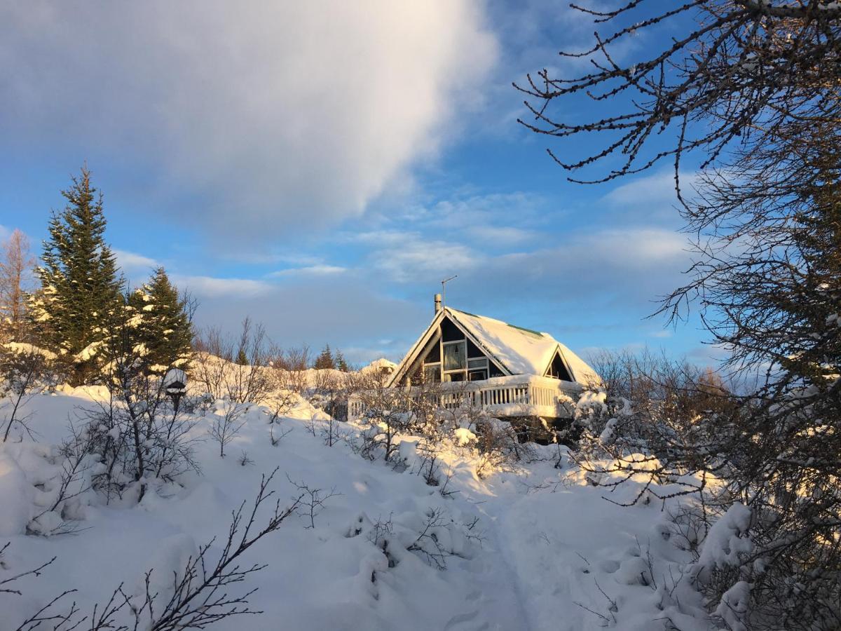 Bjoerk - A Cozy Hilltop Cottage - Great Location! Blaskogabyggd Екстер'єр фото