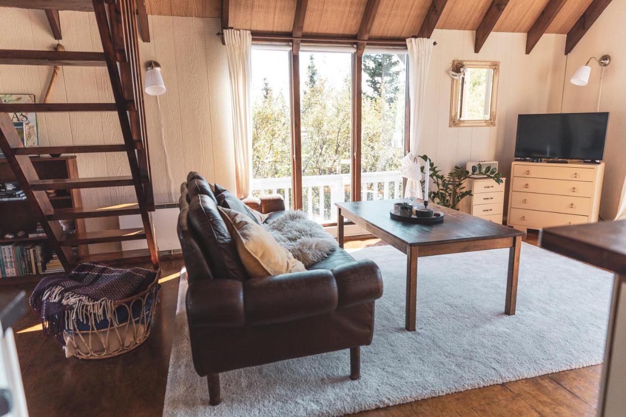 Bjoerk - A Cozy Hilltop Cottage - Great Location! Blaskogabyggd Екстер'єр фото